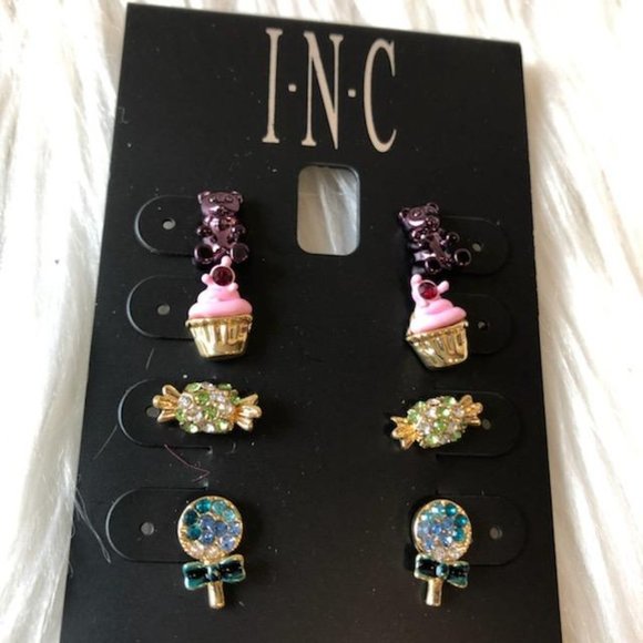 INC International Concepts Jewelry Inc Sweets Stud Earring Set
